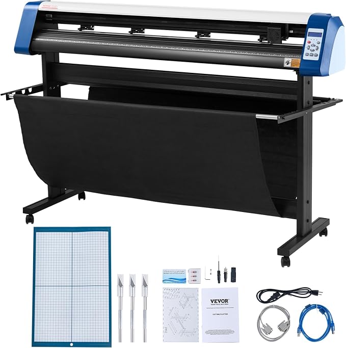 VEVOR Vinyl Cutter 53 Inch Vinyl Cutter Machine Semi-Automatic DIY Vinyl by VEVOR