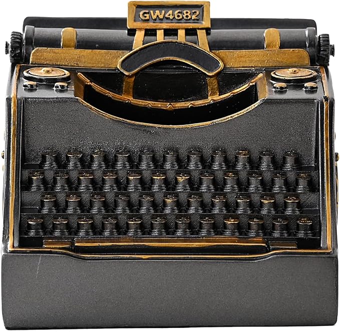 Retro Typewriter Pen Holder Desk Organizers - Image 2