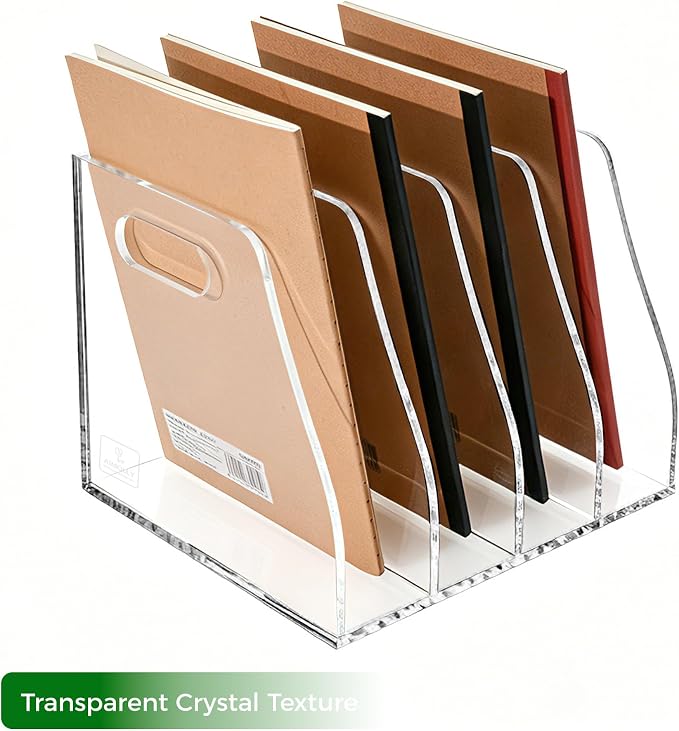 Clear Acrylic Magazine File Holder - Image 7