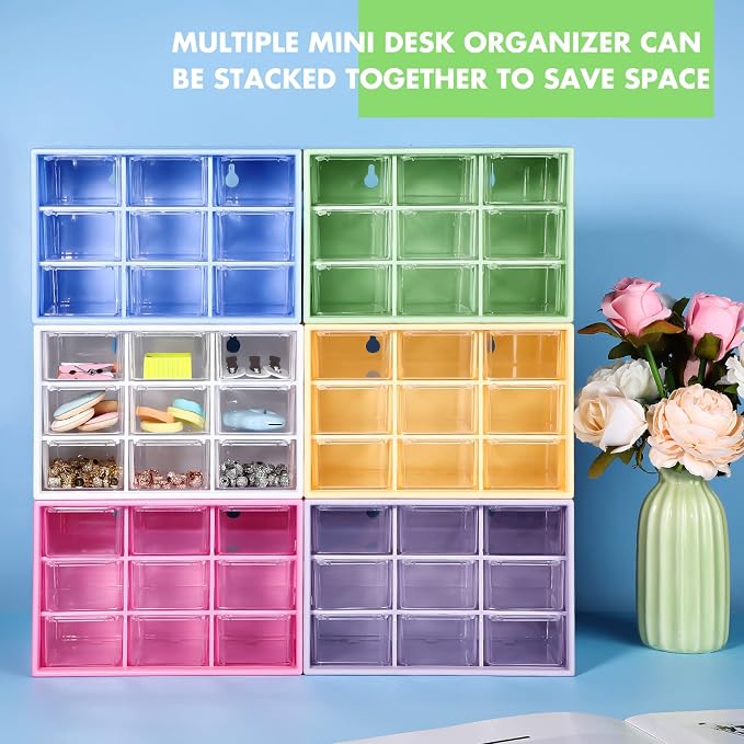 Amyhill 6 Pcs Mini Drawer Organizer Small Organizer - Image 6