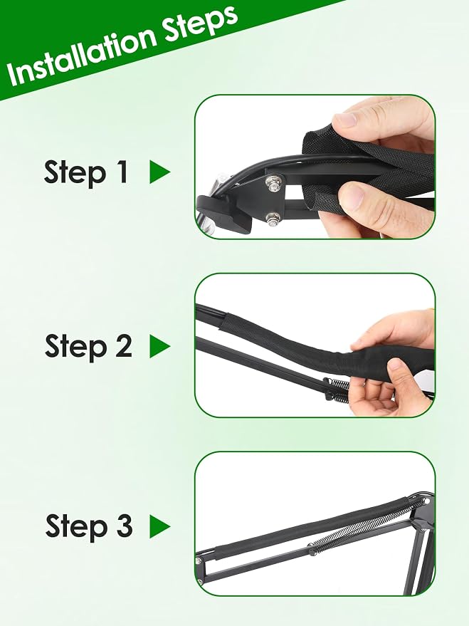 Wire Sleeves for Cables -Mic Boom Arm Cables Sleeve, Tidy up the Wire Harness - Image 5