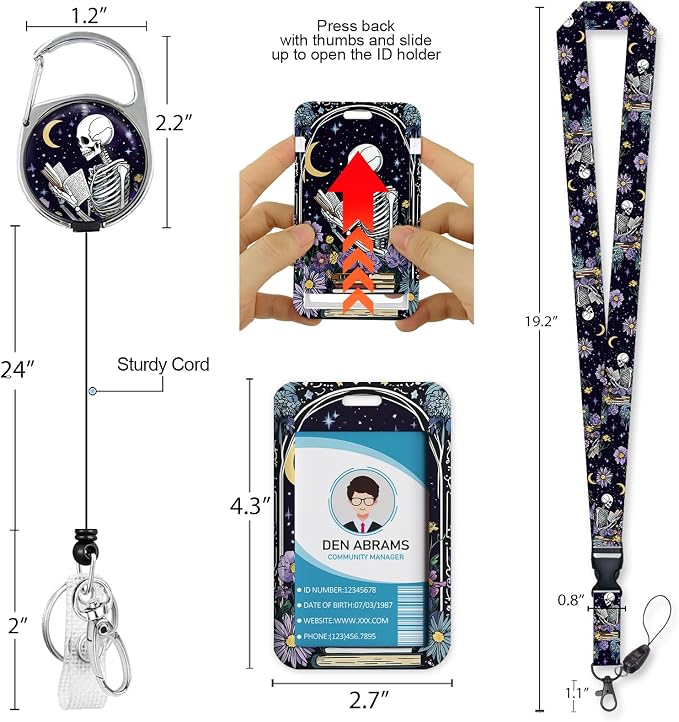 Piefly Lanyards for Id Badges, Funny Badge Holder - Image 5
