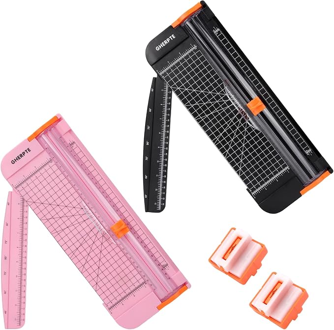 2 Set A4 Paper Cutter 12 Inch Titanium Paper Trimmer Scrapbooking Tool by GHERPTE