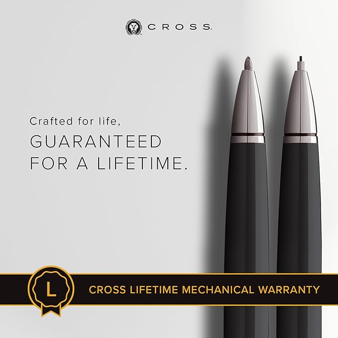 Cross Coventry Black Lacquer Pen and Pencil Gift Set-DeskLoop Office