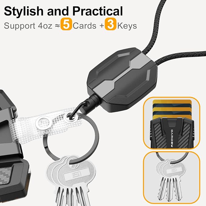 Oaridey Retractable Lanyards for ID Badges Holder, Badge Reel - Image 4