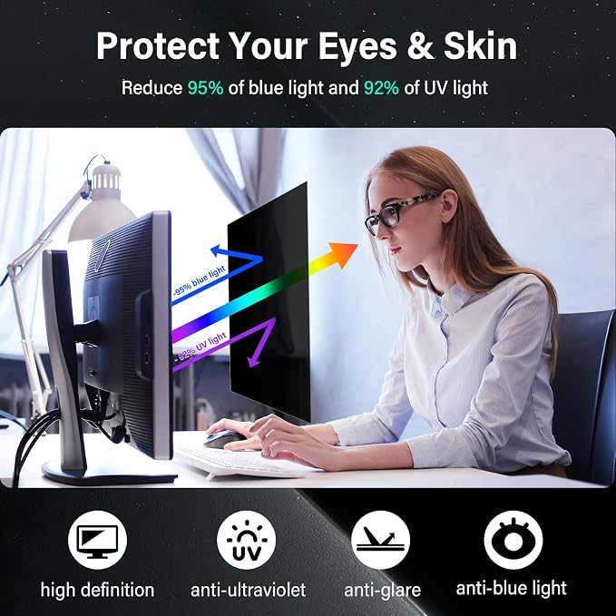 23.8 Inch Computer Privacy Screen - Image 4
