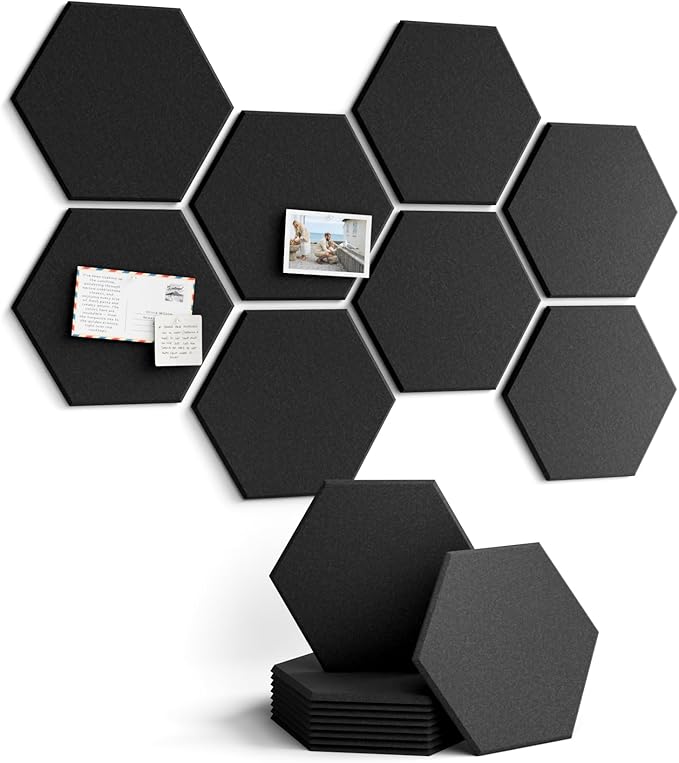 Fluxynara Hexagon Cork Board Alternative by FLUXYNARA