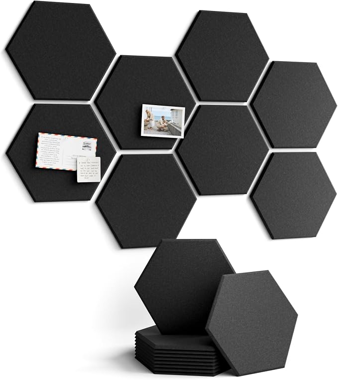 Fluxynara Hexagon Cork Board Alternative by FLUXYNARA