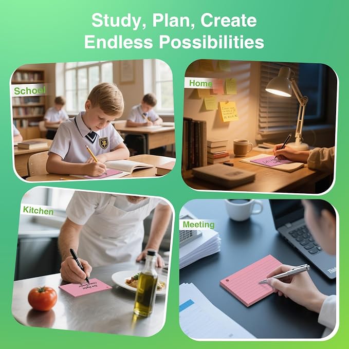 250 Count Pink Index Cards - Image 7