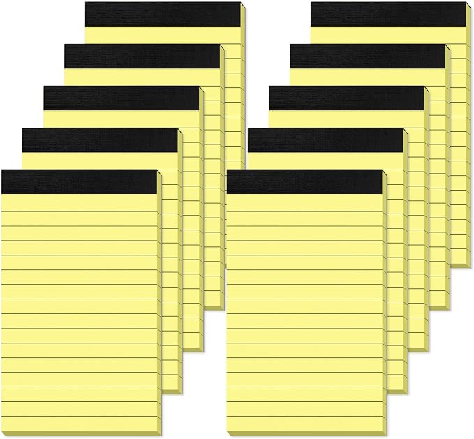 Yellow Note Pads 3x5 Small Notepads 3x5 Memo Pads Small Notebooks 3x5 Writing by Aidunmis
