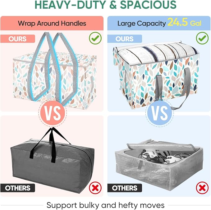 BALEINE 2-Pack Oversized Moving Bags - Image 4