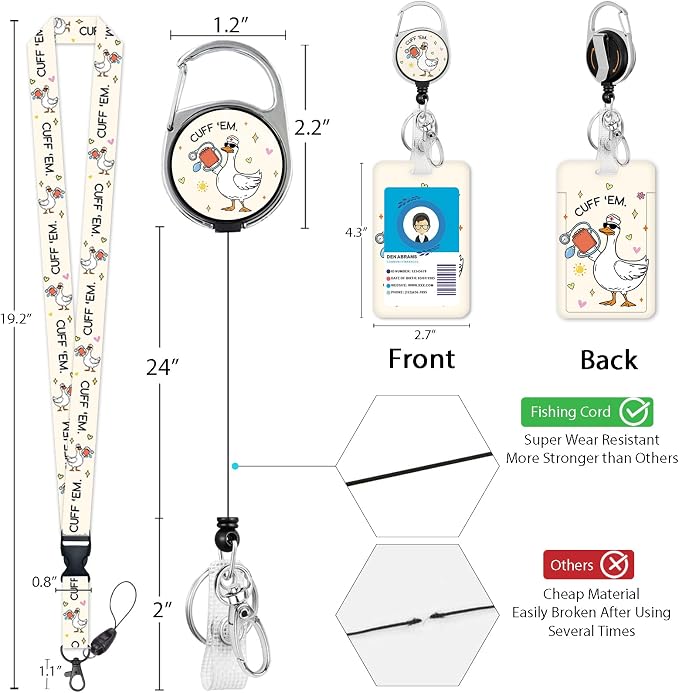 Giancomics Funny Nurse Lanyards - Image 5