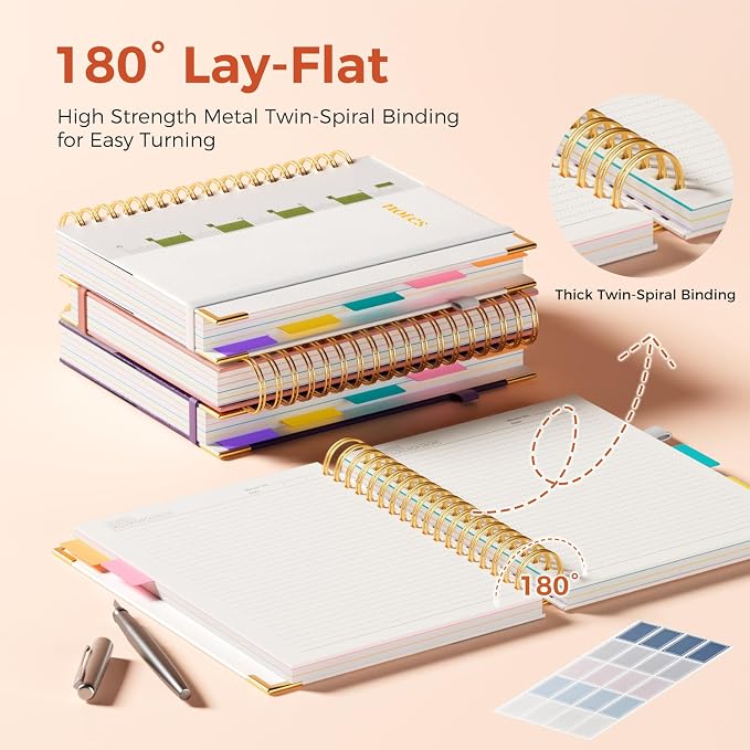 Line Hardcover Spiral Notebook - Image 3