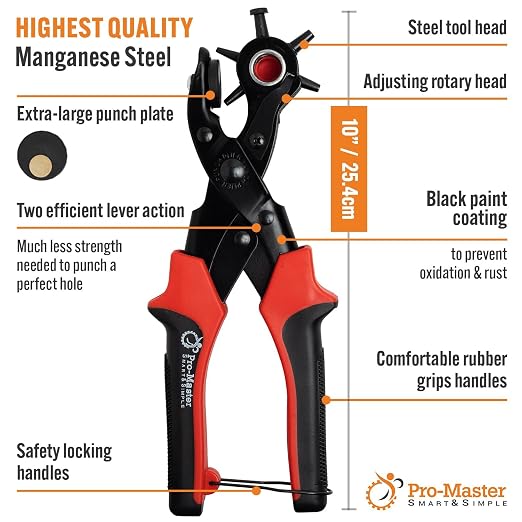 Pro-Master Belt Hole Puncher for Leather - Image 6