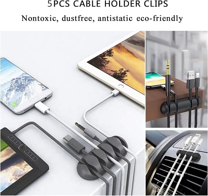 Cable Management Organizer Kit 2 Cable Sleeve Split - Image 5