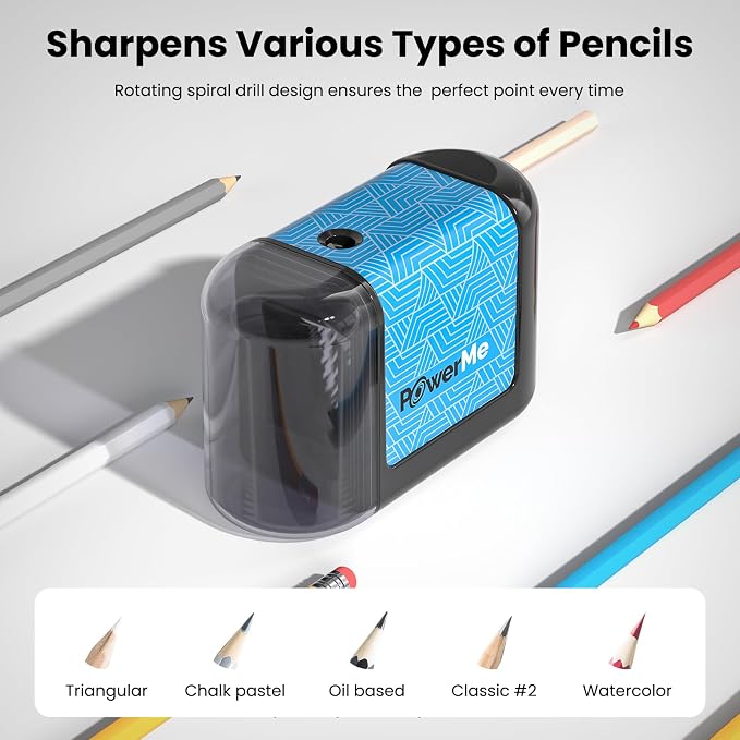 POWERME Electric Pencil Sharpener - Image 3