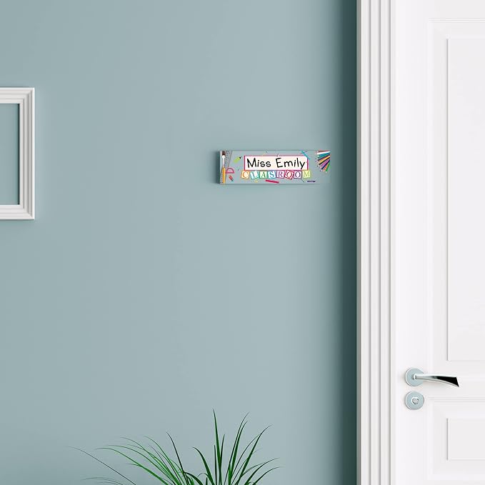 Artblox Acrylic Name Plate, Personalized Teacher Desk Sign, Modern Signage - Image 6
