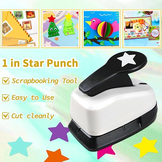 Paper Punch Set, 1 inch Hole Puncher - Image 6