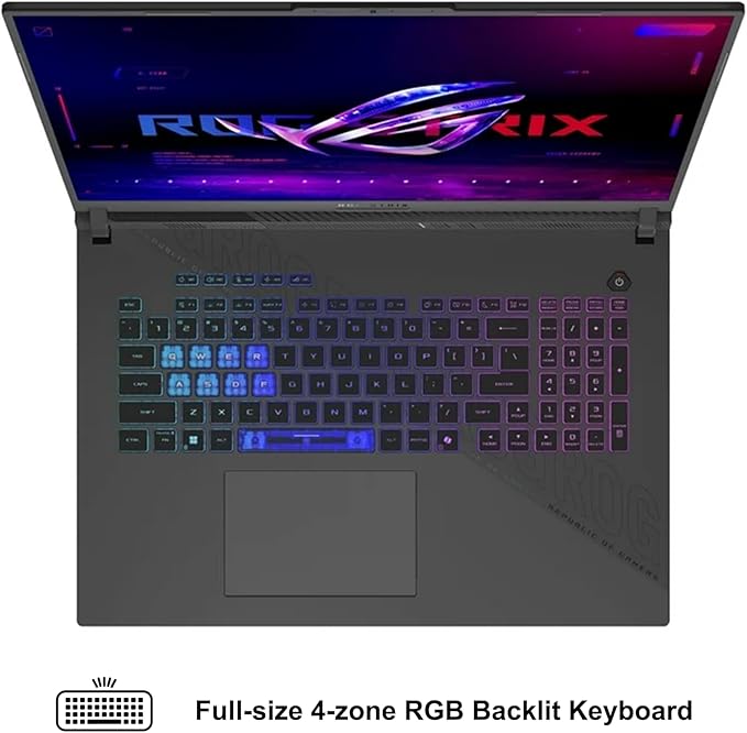 ASUS ROG Strix G18 G814 Gaming Laptop 18" 2.5k 240Hz AMD 16-core Ryzen 9 9955HX - Image 7
