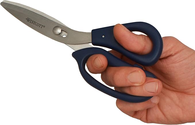 Westcott 8" Power Pivot Stainless Steel Hard Handle High-Leverage Crafting and - Image 8
