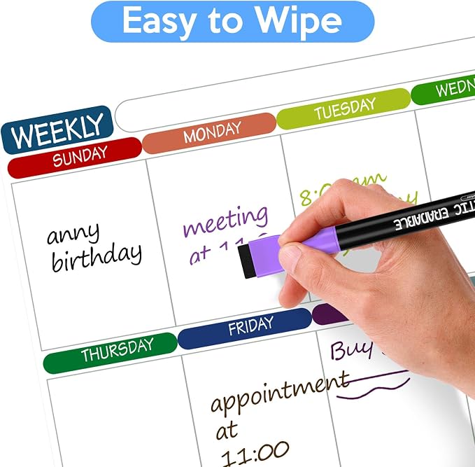Magnetic Whiteboard Markers, Erasable Dry Erase Marker - Image 4