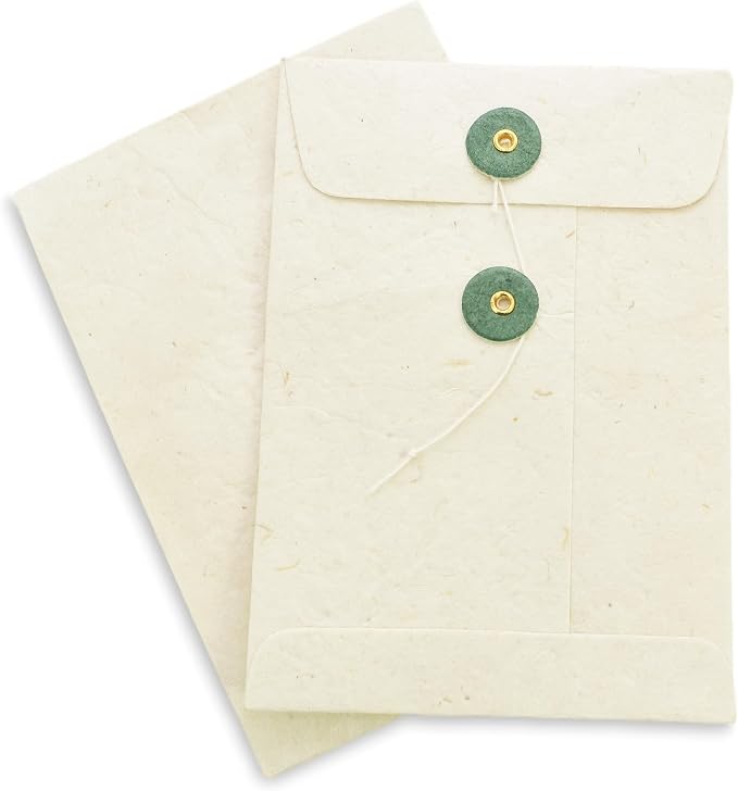 Kathmandu Valley Co. Handmade Lokta Paper Envelope - Image 4