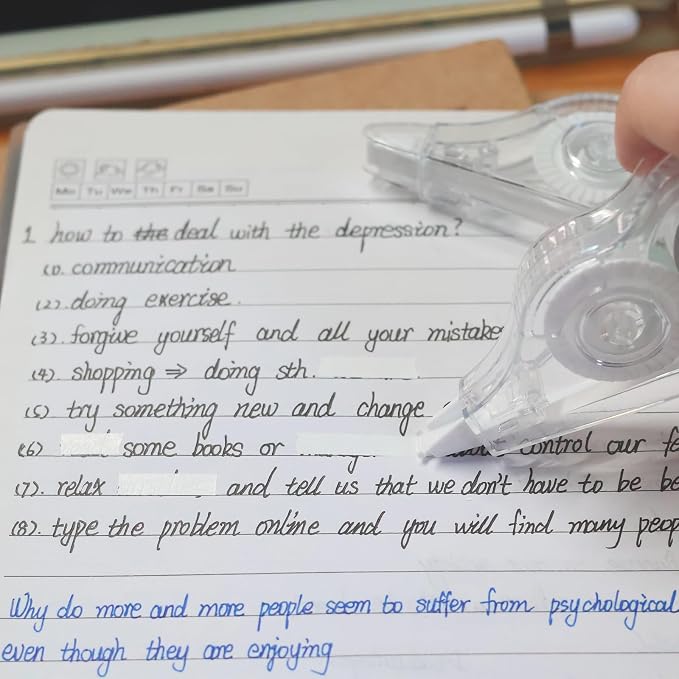 20 Pcs 39.4 Ft Clear Correction Tape, Teacher Supplies - Image 5