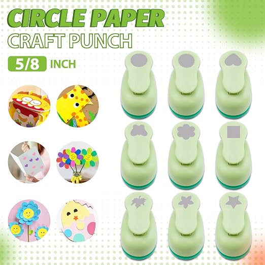 UCEC Craft Hole Punch, Different Shape Crafting Designs - Image 2