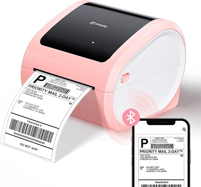 Shipping Label Printer 4x6 - Thermal Label Printer for Small Business, Shipping Packages, Home, Office, Compatible with USPS, Shopify, Amazon-DeskLoop Office