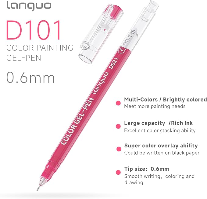 languo 168 PCS Acrylic Gel Pens - Image 2