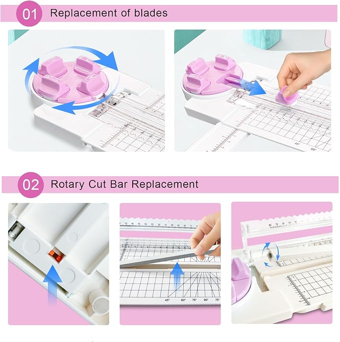 4 in 1 A4 Craft Paper Cutter Rotary Trimmer - Image 5