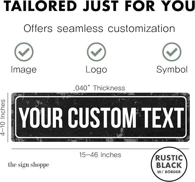 Rustic Custom Metal Sign - Image 2