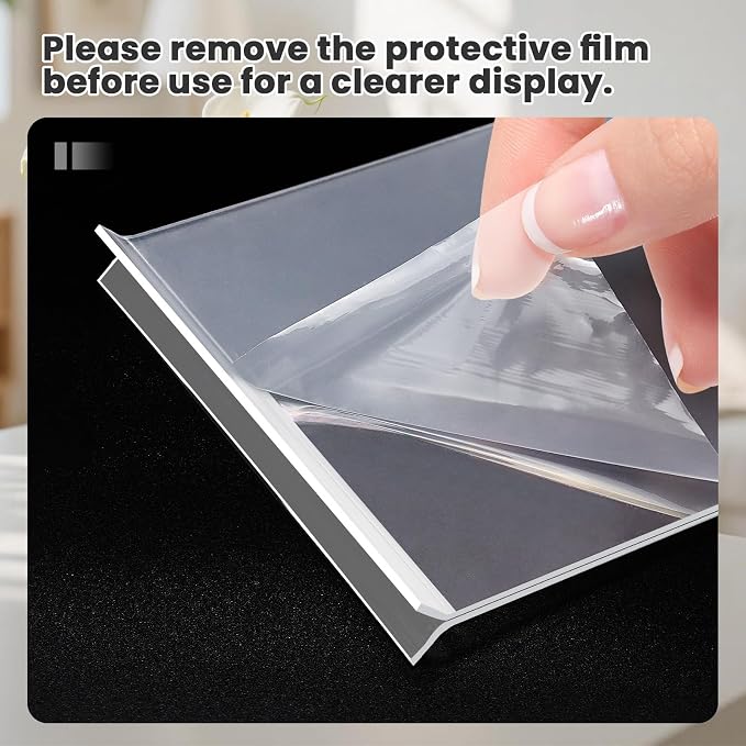 30 Pack Acrylic Sign Holder 5x7, Desktop Flyer Stand - Image 6