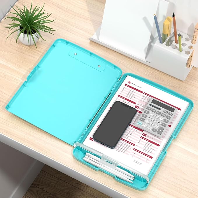 Rimilak Clipboard with Storage, 8.5 x 11'' High Capacity Clip Board, - Image 7