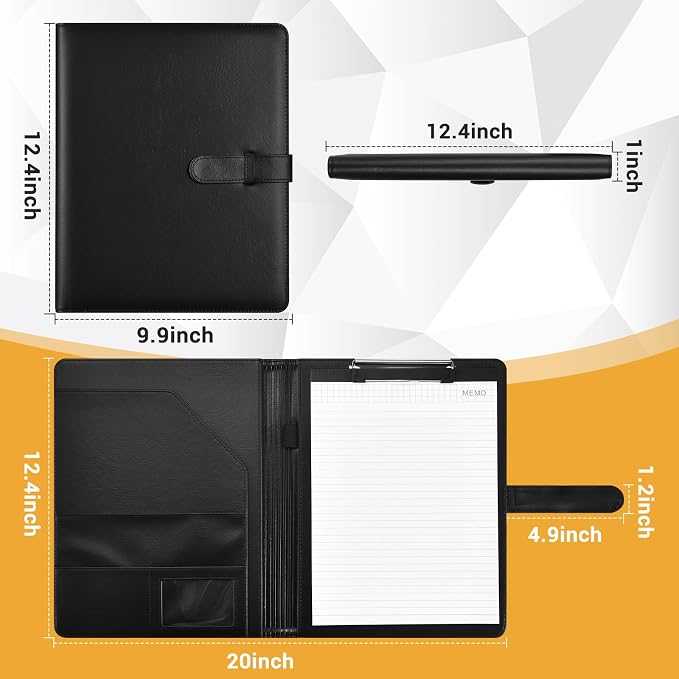 Padfolio Portfolio Clipboard Folder Pacific Mailer Resume Portfolio Folder - Image 3