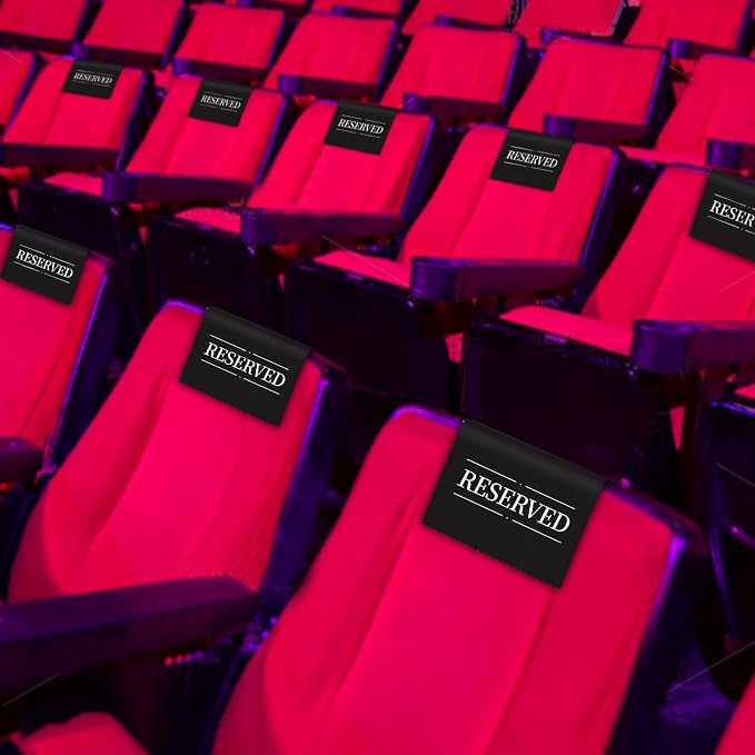 24 Pcs Reserved Seating Signs Reserved Chair Sign Printed Placeholder - Image 5
