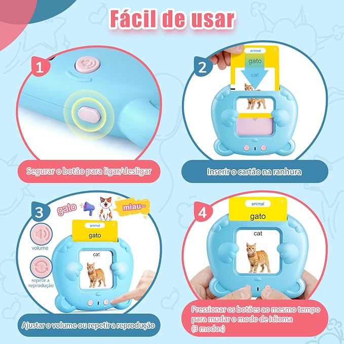Portuguese & English Talking Flash Cards - Image 4