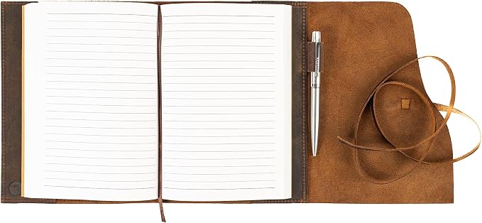 Moonster Leather Journal Refillable Notebook - Image 9