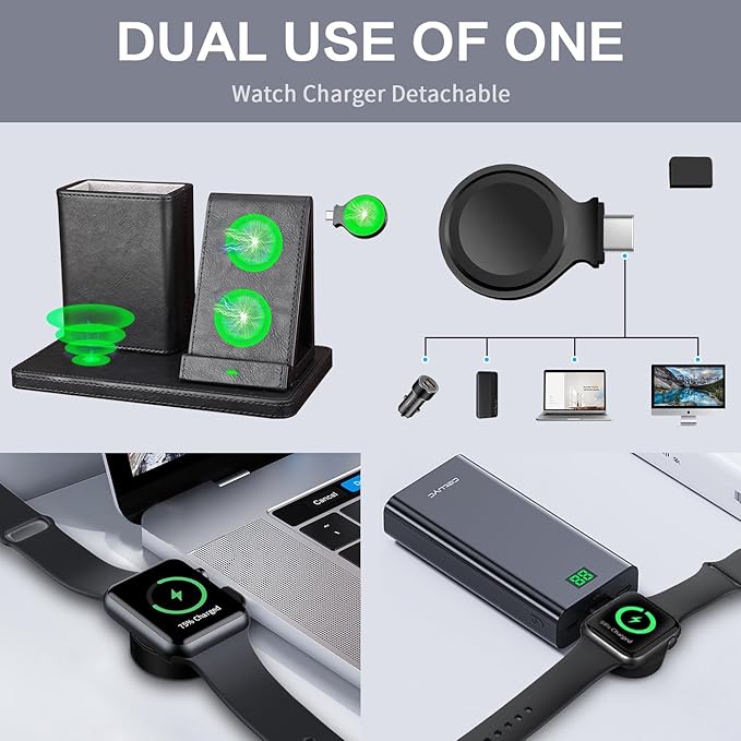 Office Supplies Desk Accessories,Pen Holder Remote Control Holder, Organizer with Phone Charger,Nightstand Desktop Organizer,Black Leather Desk Organizer With Charging Station (black)-DeskLoop Office