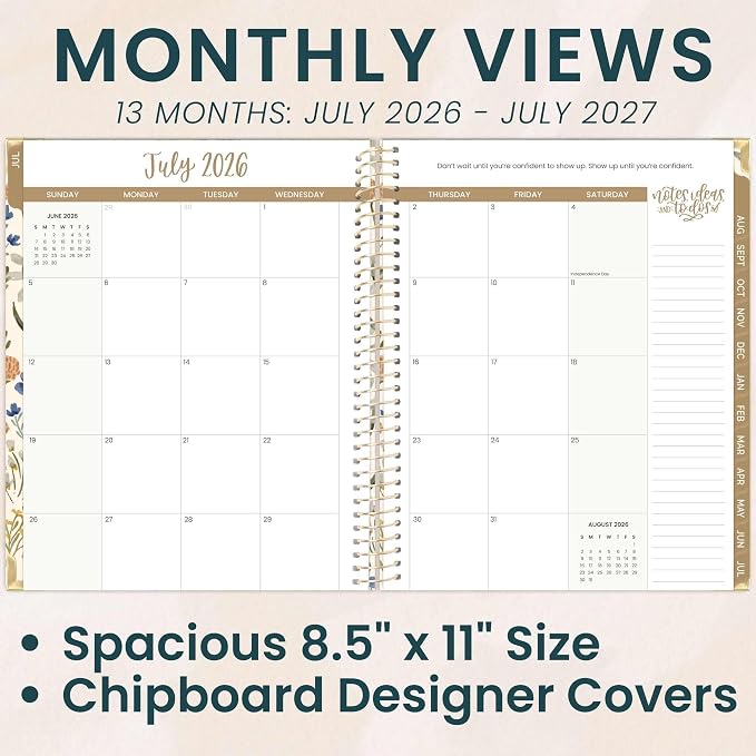 bloom daily planners HARDCOVER Planner 2026-2027 Academic Year - Image 3