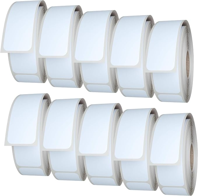 Royal Green Rectangular Color-Coding Labels 3x1-20 Sticker Rolls by RoyalGreen