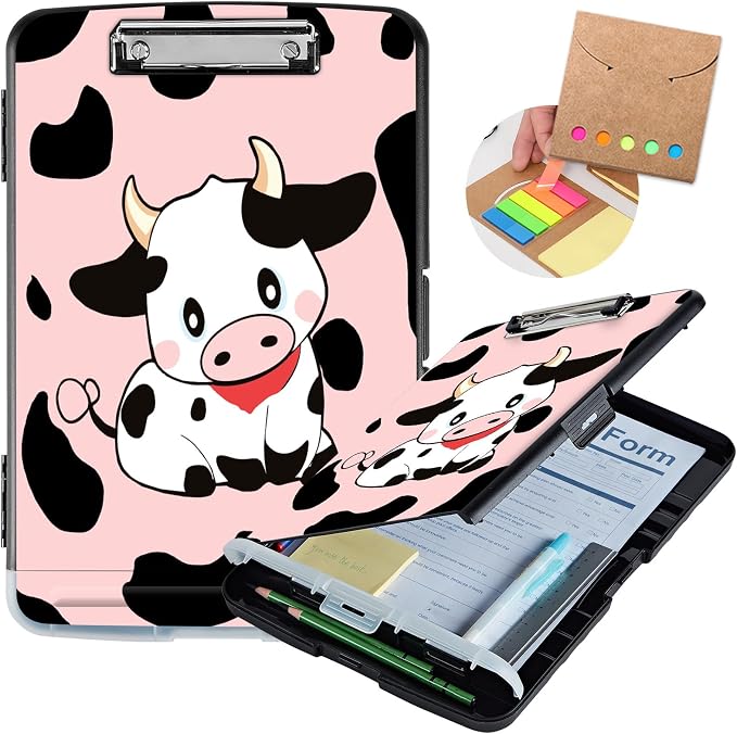 Clipboard with Storage, Storage Clipboard with Pen Holder, Heavy Duty Plastic by Unknown