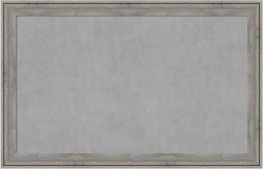 Amanti Art Grey Framed Magnetic Board 29x45 Large Vision Board by AmantiArt