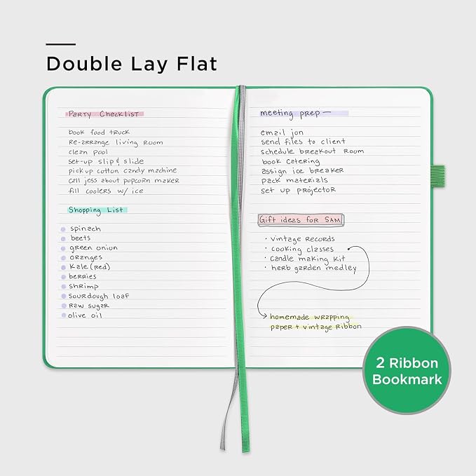 &And Per Se Lined Journal Notebook, 160 Pages, A5 5.7 x 8 inches College Ruled - Image 4