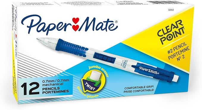 Paper Mate Clearpoint Mechanical Pencils, 0.7mm HB #2 Lead, Journaling by Unknown