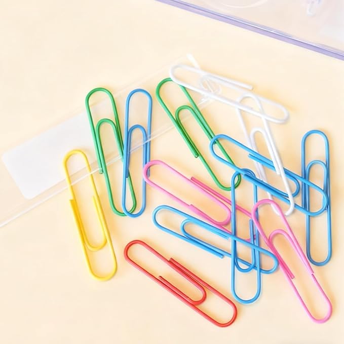Paper Clips 100 Pcs 2 Inch Large Colorful Paperclips - Image 6