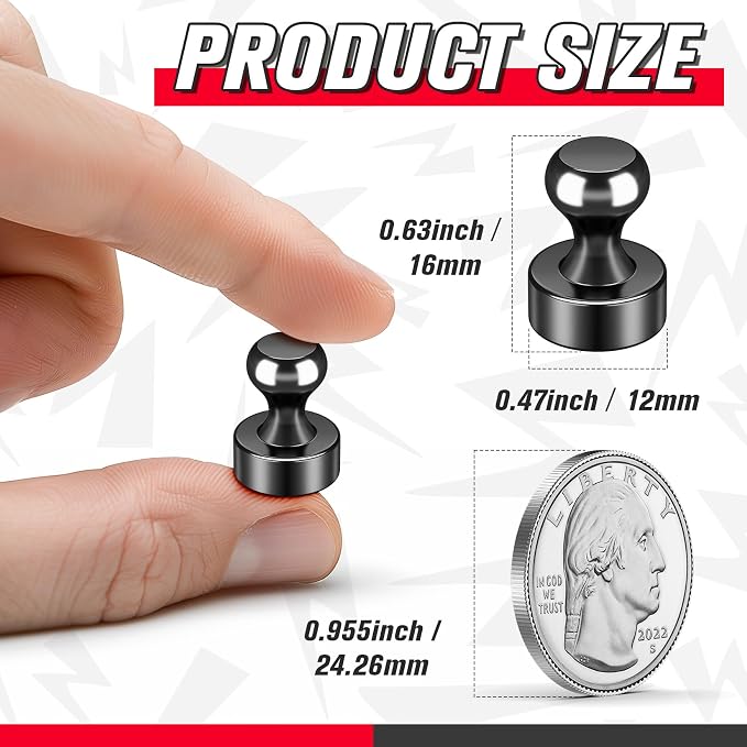 FINDMAG Magnets Refrigerator, Powerful Neodymium Refrigerator Magnet, Bulk - Image 2