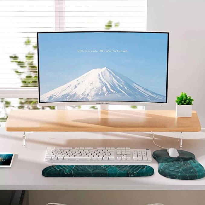 Ergonomic Mouse Pad with Wrist Support and Keyboard Wrist Rest Set | Memory - Image 6