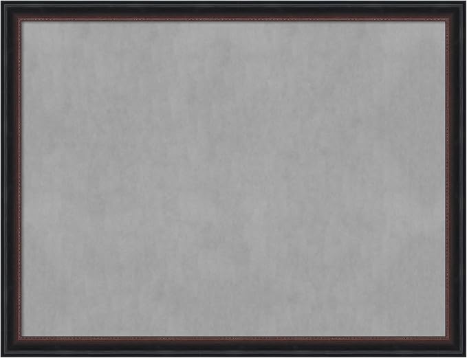Amanti Art Black Framed Magnetic Board 20x26 Medium Vision Board by AmantiArt