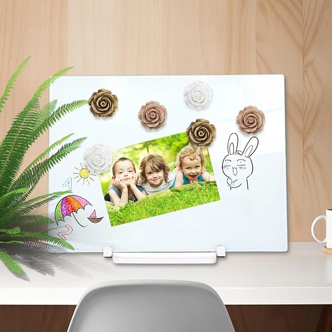15 pcs - Cute Flower Magnets - Rose Magnets - Image 6